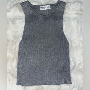 🪙Noisy May Silver Sparkle / Metallic Tank Top🪙